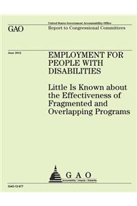 Employment for People with Disabilities