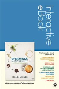 Operations Management Interactive eBook