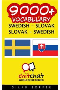 9000+ Swedish - Slovak Slovak - Swedish Vocabulary