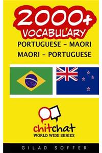 2000+ Portuguese - Maori Maori - Portuguese Vocabulary