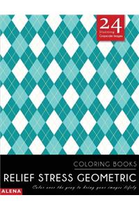 Relief Stress Geometric Coloring Books