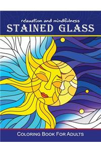 Stained Glass Coloring Book For Adults