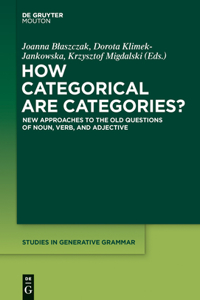 How Categorical Are Categories?