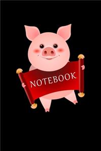 Smiling Pig Notebook