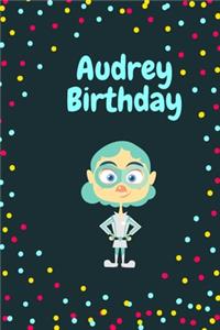 Audrey Birthday Cute Hero Gift _ Audrey Notebook