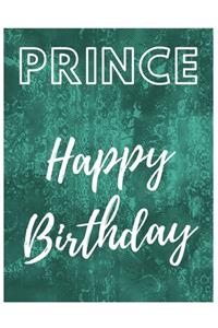 Prince Happy Birthday Notebook Journal