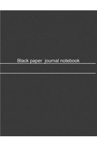 black paper journal notebook