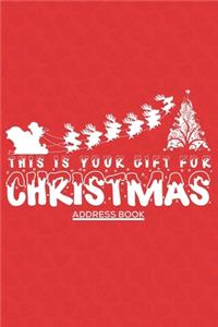 This is your gift for CHRISTMAS Address Book