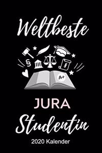 Weltbeste Jura Studentin 2020 Kalender