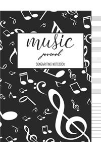 Music Journal Songwriting Notebook