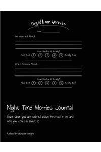 Night Time Worries Journal