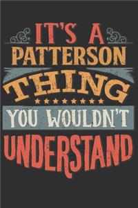 It's A Patterson You Wouldn't Understand