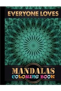 Everyone Loves Mandalas Coloring Book