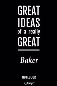 Notebook for Bakers / Baker