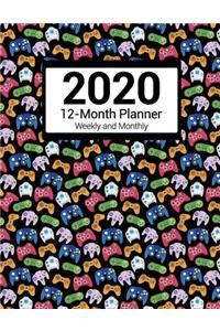 2020 12-Month Planner Weekly & Monthly