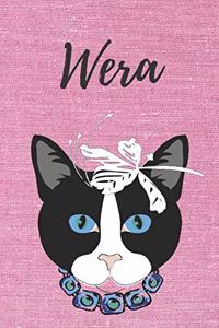 Notizbuch Katze / Notizheft / Journal / Malbuch / Tagebuch / Kritzelbuch / DIN A5 / Geschenk Wera