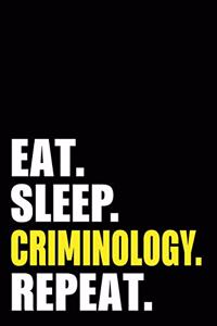 Eat Sleep Criminology Repeat