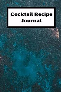 Cocktail Recipe Log Book