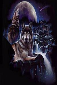 Wolves Composition Notebook college ruled 200 Pages