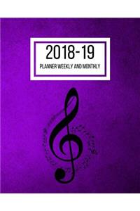 2018-19 Planner Weekly and Monthly