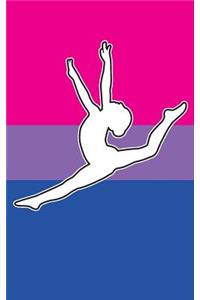 Gymnastics Bisexual Pride Flag - Lined Notebook