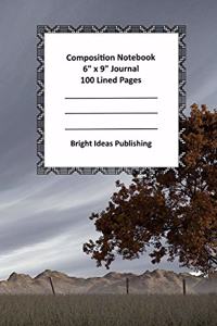 Composition Notebook 6x9 Journal 100 Lined Pages