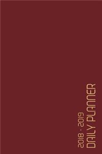 2018 - 2019 Daily Planner