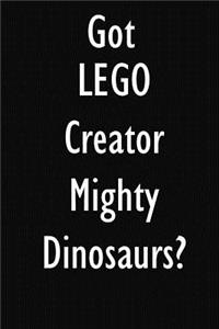 Got LEGO Creator Mighty Dinosaurs?