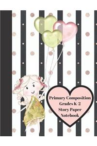 Primary Composition Grades K-2 Story Paper Notebook