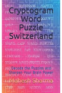 Cryptogram Word Puzzle Switzerland