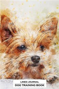 Lined Journal Dog Training Book