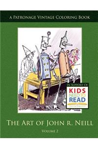 The Art of John R. Neill Patronage Vintage Coloring Book, Volume 2