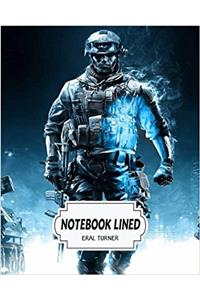 3: Battlefield Notebook: Lined Notebook / Journal / Diary