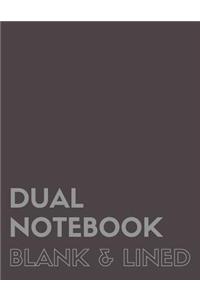 Dual Notebook Blank & Lined
