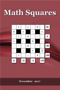 Math Squares: November 2017