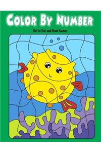 Color By Number Dot to Dot and Maze Games