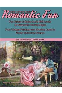 Adult Coloring Books Romantic Fun