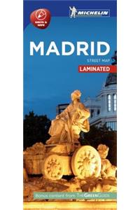 Michelin Madrid City Map - Laminated
