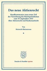Das Neue Aktienrecht