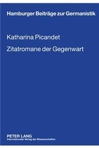 Zitatromane Der Gegenwart