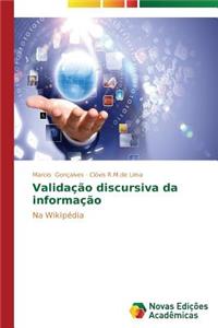 Validação discursiva da informação