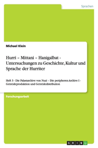 Hurri - Mittani - Hanigalbat - Untersuchungen zu Geschichte, Kultur und Sprache der Hurriter