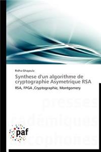 Synthese d'Un Algorithme de Cryptographie Asymetrique Rsa
