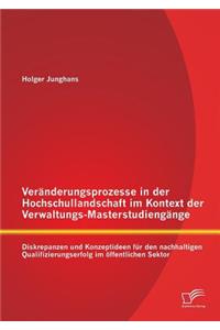 Veränderungsprozesse in der Hochschullandschaft im Kontext der Verwaltungs-Masterstudiengänge