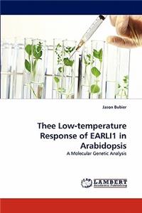 Thee Low-temperature Response of EARLI1 in Arabidopsis