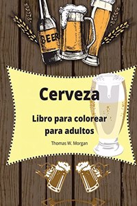 Cerveza Libro para colorear para adultos