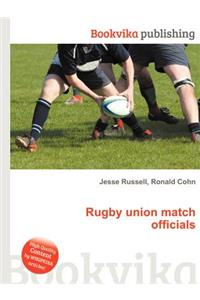 Rugby Union Match Officials