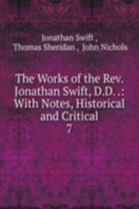 Works of the Rev. Jonathan Swift, D.D.
