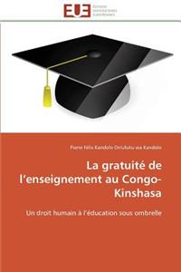 La Gratuité de L Enseignement Au Congo-Kinshasa