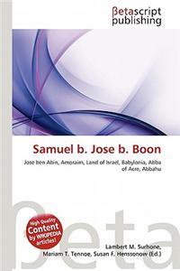Samuel B. Jose B. Boon
